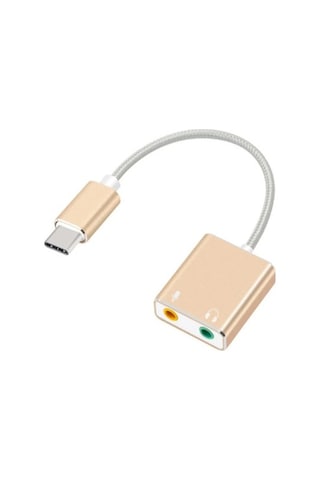 Typec Ses Kartı Type-c Sound Card Typec Mikrofon Kulaklık Ayırıcı