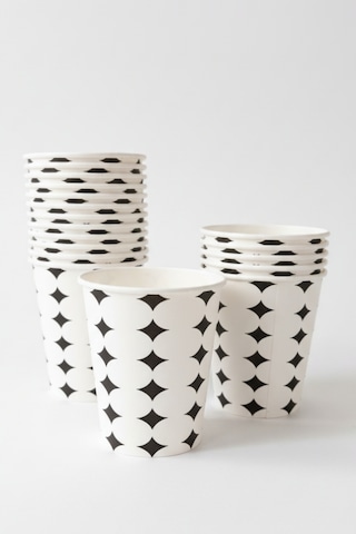 Yıldızlı Karton Bardak 50 Adet 8 Oz - 240 Ml 50