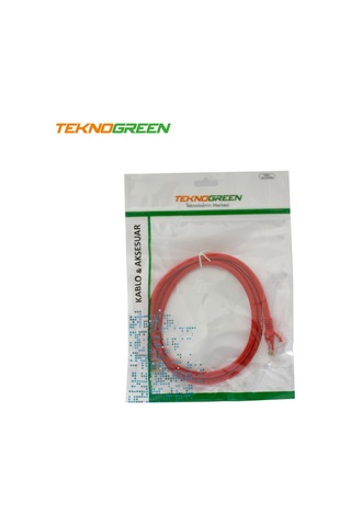 Teknogreen Tkc-001K 1M. Cat6 Kablo Kırmızı