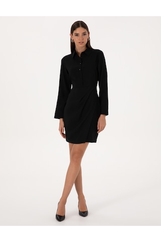 Pierre Cardin Kadın Siyah Elbise Dokuma 50318220-vr046 Siyah