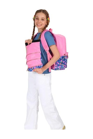 Kaukko Soft Floral Surprise Kalem Çantası Pink K2669