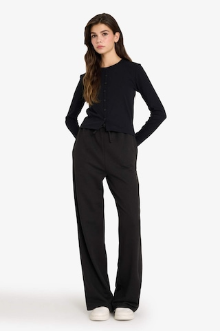 Defacto Straight Fit Siyah Kadın Eşofman Altı D6667ax/bk81 Siyah