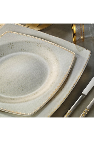 Bone Mare Desenli Yemek Takımı 62 Parça Diğer