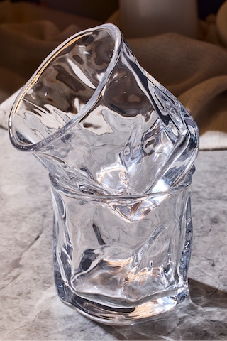 Piero 2'li Kristal Cam Bardak 200 Ml Seffaf Seffaf