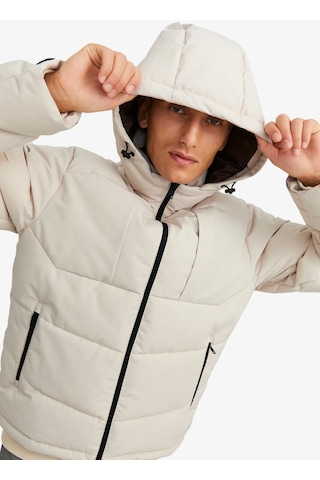 Jack & Jones Jcootıs Puffer Erkek Bej Mont 12239001-Beige Bej