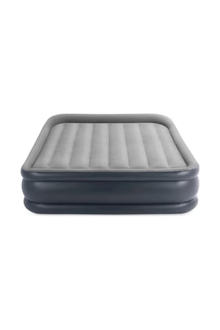 "INTEX Queen Deluxe Pillow Rest şişme yatak-Açık Gri- Queen çift kişilik" Açık Gri