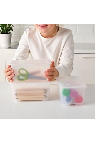 3 Parça ,kapaklı Saklama Kutuları Meridyendukkan Sarı-mavi Renk Düzenleme Kutusu 3lü Çok Renkli