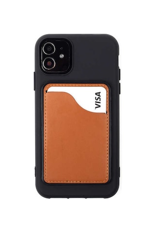 Kilifone - Telefon Arkası Pro Kartlık - Kahverengi - T18426 Kahverengi