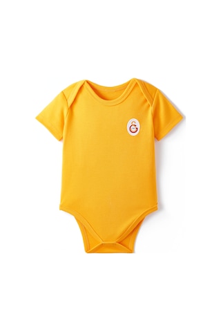 Galatasaray 3 Lü Bebek Body B241011 Beyaz - Kırmızı - Sarı