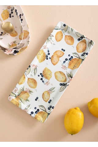The Mia Limoncello Dikdörtgen Servis 33x21 Cm Lmn025 Çok Renkli