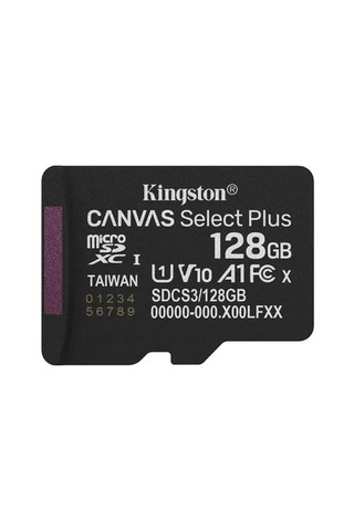 Kıngston 128gb Microsdxc Canvas Select Plus Gen3 150mb/s A1 Card + Adapter 740617348453