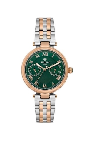 Hislon Qt146t-15sr Kol Saat Altın - Siyah