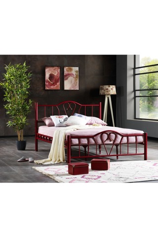 Mobilyabazari Toronto Çift Kişilik Metal Ferforje Karyola 150*200 Cm