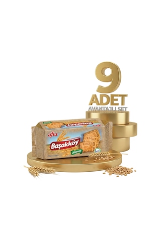 Afia Başakköy Tam Buğdaylı Bisküvi 9x110 Gr