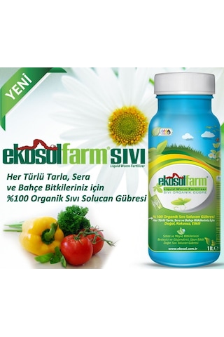 Ekosol Farm Sıvı Solucan Gübresi 2 x 1 L