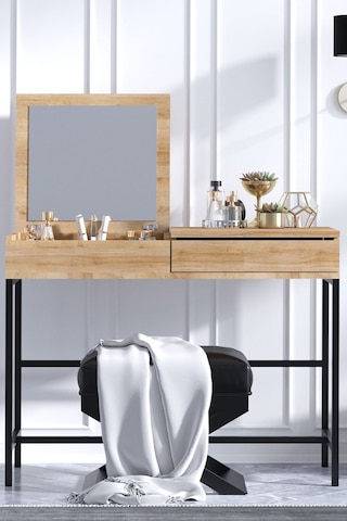 Decormet Linda Makyaj Masası Safir Meşe Safir Meşe