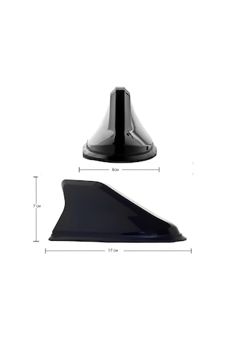 Chevrolet Aveo Uyumlu Köpek Balığı Balık Sırtı Shark Anten Siyah