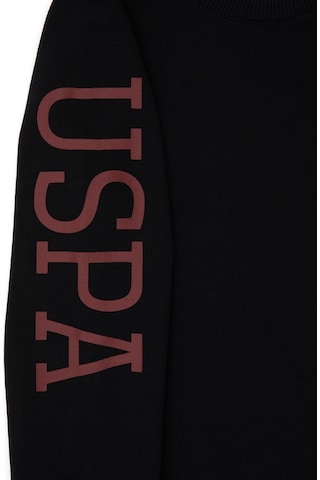 U.S. Polo Assn. Erkek Çocuk Siyah Basic Bisiklet Yaka Sweatshirt 50313831-VR046