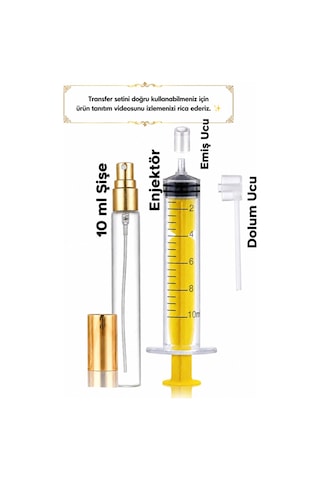 Aoz Kozmetik Parfüm Dolum Seti Doldurulabilir Mini Parfüm Şişesi Cep Parfüm Şişesi Taşınabilir Parfüm Şişesi 10Ml
