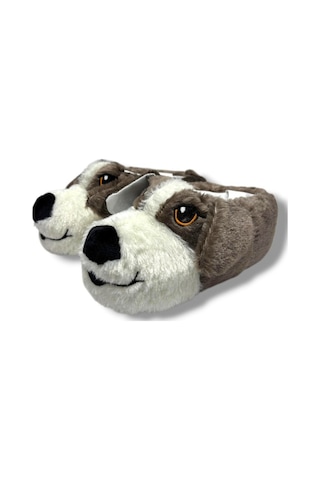 Cakgo 162-26 Termal Köpek Figürlü Panduf 36-40 Vizon