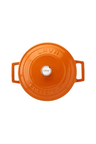 Lava Döküm Yuvarlak Tencere. Folk Çap(Ø)22cm.