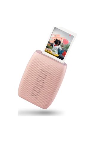 Instax Mini Link3 R Pink Ex D / Yüksek Hızlı Baskı, Entegre Ar 3d Efektler, Kolaj İçin Tıklama Modu, Resim Boyutu Çok Renkli