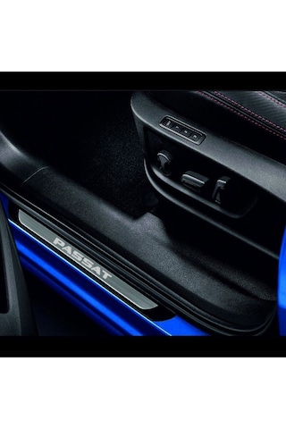 Volkswagen Passat B8 2015-2019 Modeller Old Krom Kapı Eşiği 4 Parça Yazılı