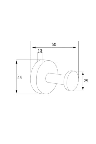 Soho Oscar Tekli Bornozluk Krom