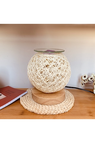 Aurora Cam 3d Cam Rattan Ampul Aromaterapi Lambasıpembe Açık Pembe