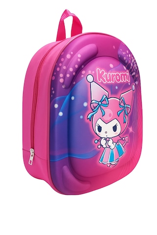 Newfull Kuromi Kız Anaokul Sırt Çantası Pembe Mor