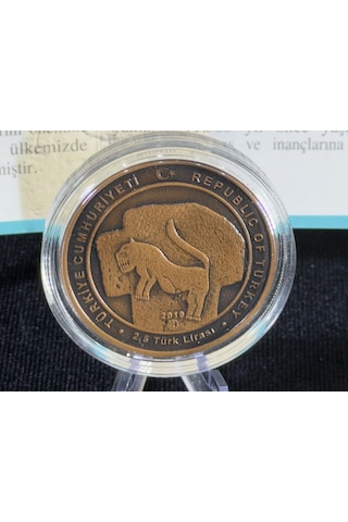 Darphane 2019 Göbeklitepe Yılı Bronz Okside Hatıra Parası Sertifikalı
