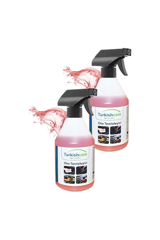 Auto Çok Amaçlı Araç Temizlik Spreyi 500 Ml. İkili Set