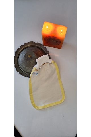 Eker-konfor Sarı Biyeli Hızlıgiy Kese Seti-2 Adet Kese-lastikli