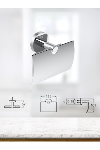 Roca Compas 5 Parça Banyo Aksesuar Seti Krom