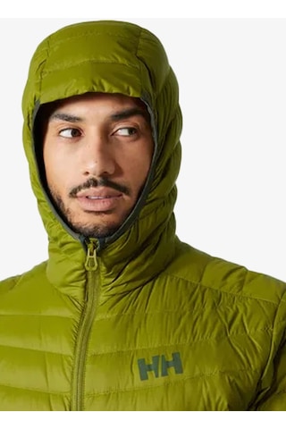 Helly Hansen Verglas Kapişonlu Down İnsulator Erkek Yeşil Mont 63005-461