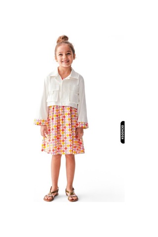 Nk Kids Xo Kids Kız Çocuk Ceket 4-8 Yaş 36542 Ekru