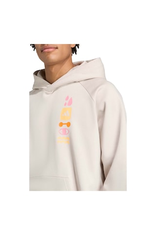 Adidas Gfx Hoodıe Krem Erkek Sweatshirt 000000000102264567 Bej