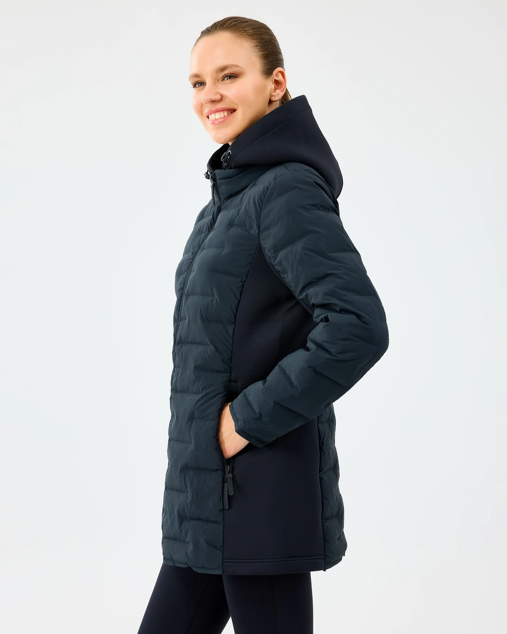 Skechers W Full Zip Jacket Kadın Siyah Mont S242060-3817 Siyah