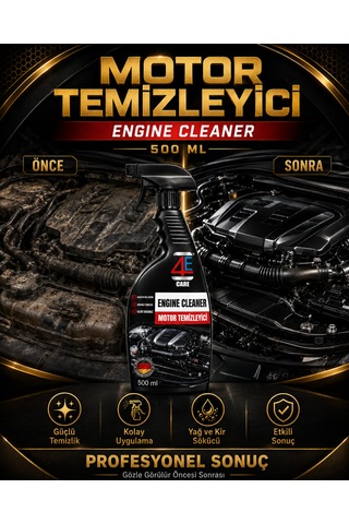 4e Care Motor Temizleyici Ve Parlatma Sıvısı 500 Ml