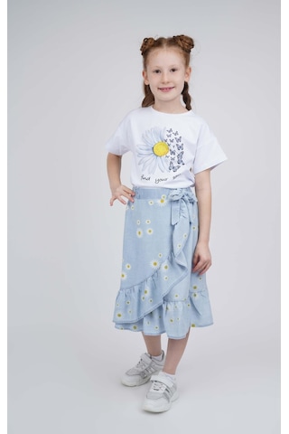 Bestkids Kız Çocuk Anvelop Denim Etek 001