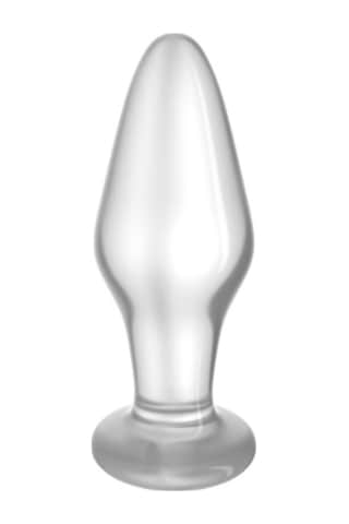 Zaga Oyun 10 cm Pürüzsüz Cam Anal Tıkaç