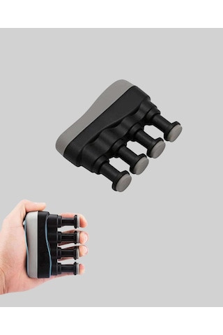 Ergonomik Parmak Egzersiz Aleti El Ve Bilek Güçlendirici Siyah