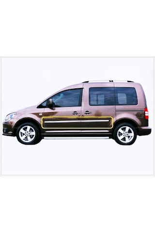Vw Caddy Maxı Krom Yan Kapı Çıtası 4 Kapı 2007-2015 P.çelik