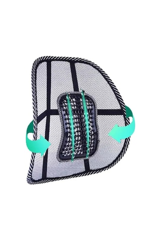 Nissan Juke İle Uyumlu Koltuk Minderi Bel Arkası Masajlı Sırtlık Siyah 1 Adet