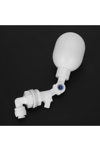 Vkemall Akvaryum Ve Ro Dı Sistemleri İçin Minyatür Plastik Ayarlanabilir Otomatik Doldurma Levha Valfi 3/8" Bsp, 1/4" Bağlantı, Toksiksiz