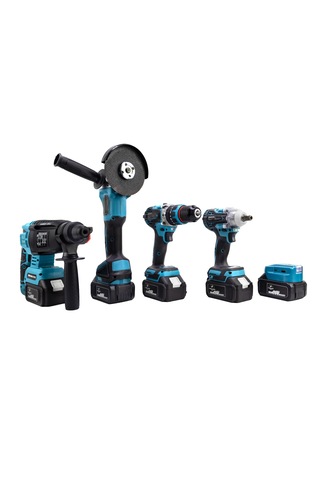 Chelikbei MK350 Akülü Vidalama Seti 5'li Mavi