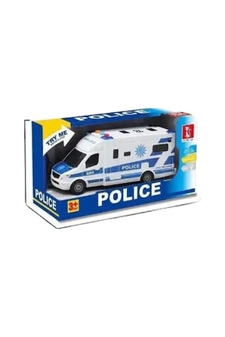 Ctoys J168-12 Işıklı Ve Sesli Polis Otobüsü Oyuncak