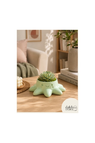 Dekoratif Ahtapot Saksı-bitki,çiçek,kaktüs Ve Sukulent Saksısı-modern Tarz Saksı