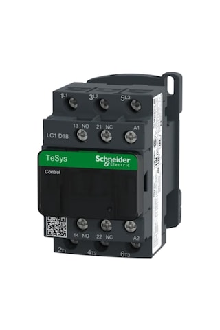 Schneider Electric Tesys D Lc1D18M7 1Na+1Nk 7.5Kw 3P 18A 220Vac Güç Kontaktörü