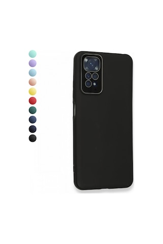 FitCase Xiaomi Redmi Note 11 / 11s Glass Kamera Korumalı Lansman Silikon Kapak